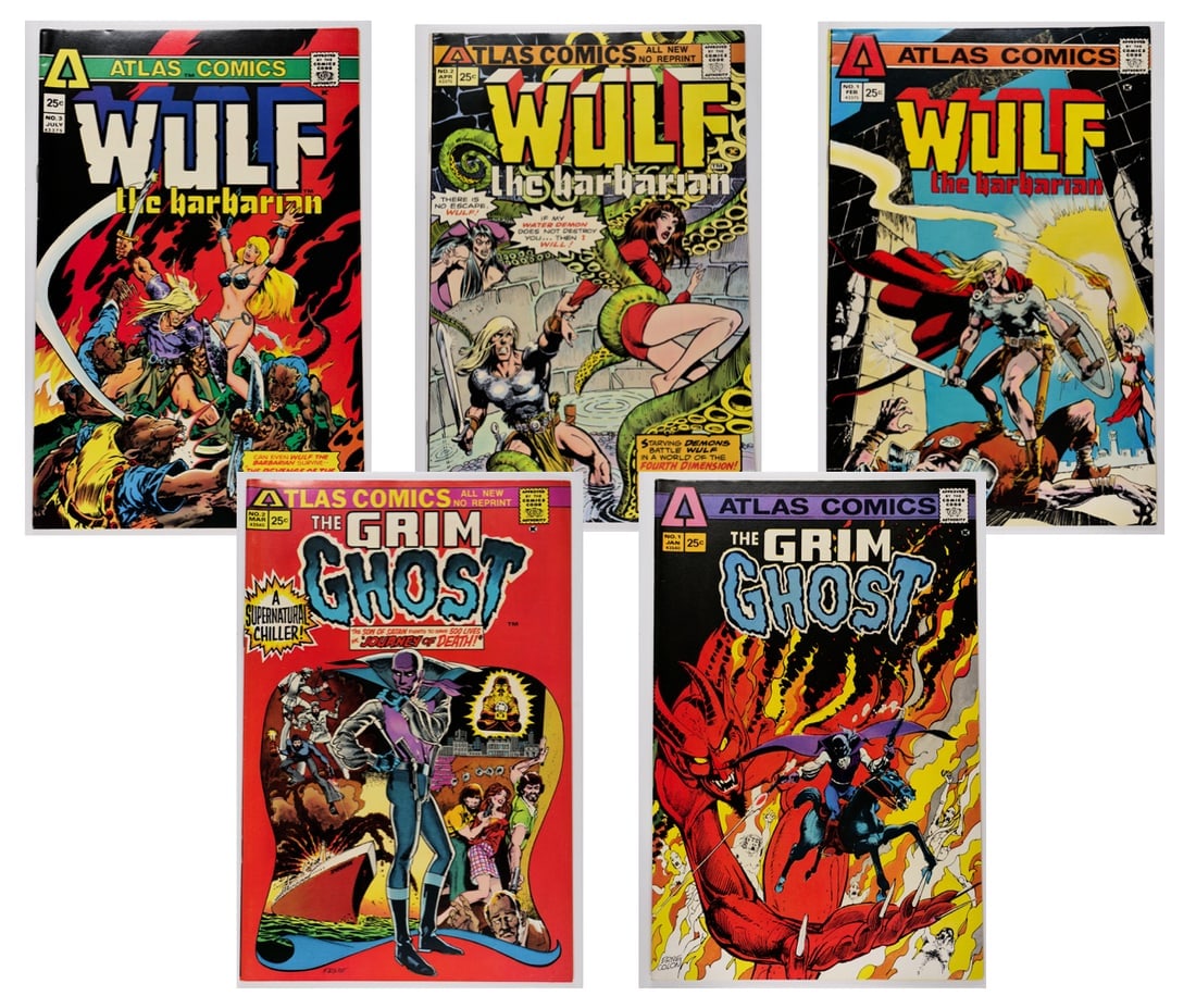 The Grim Ghost #1-2, Wulf #1-3 - KEY ISSUES (1 of 1)