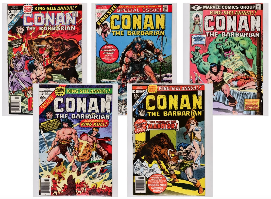 King Size Conan #1-5 (Annual) - KEY ISSUES (1 of 1)