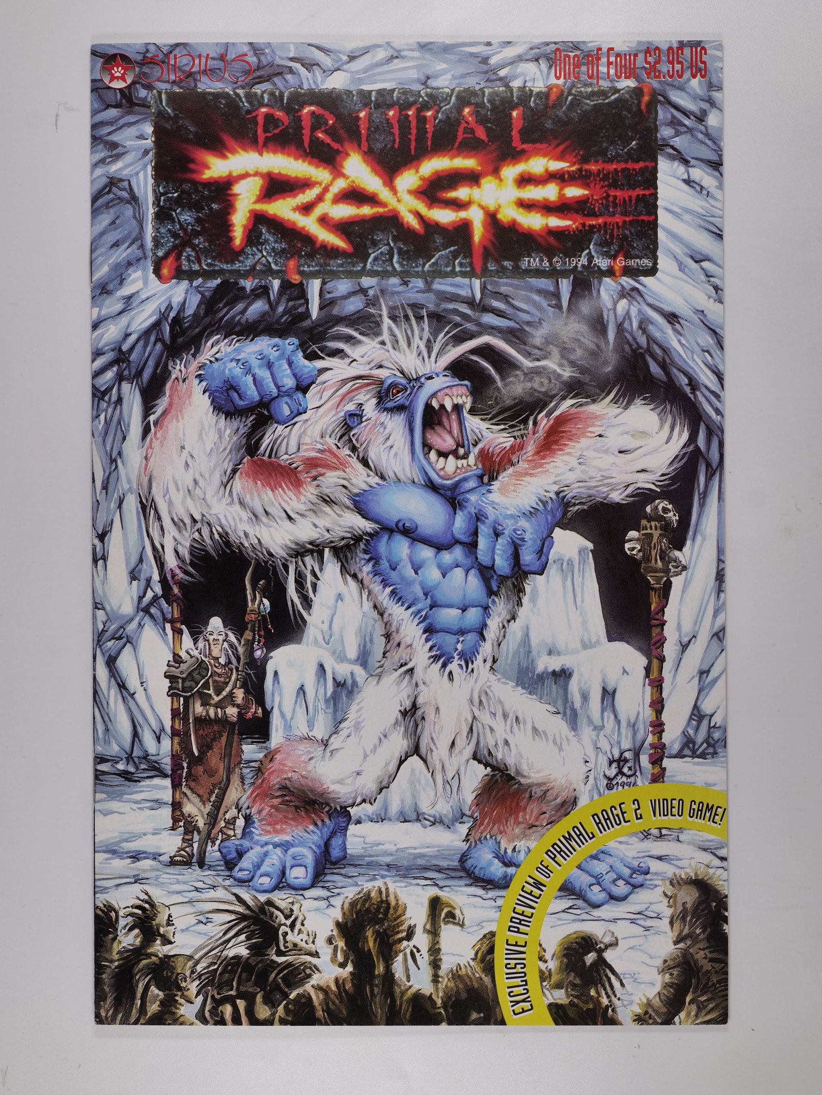 Primal rage #1, 2 - FIRST KEY ISSUE (1 of 4)