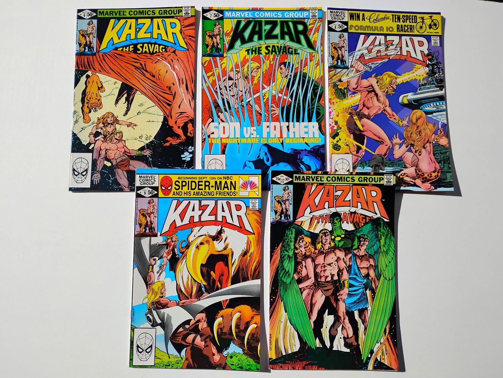 Ka-Zar The Savage #6-10 - KEY ISSUES (1 of 1)