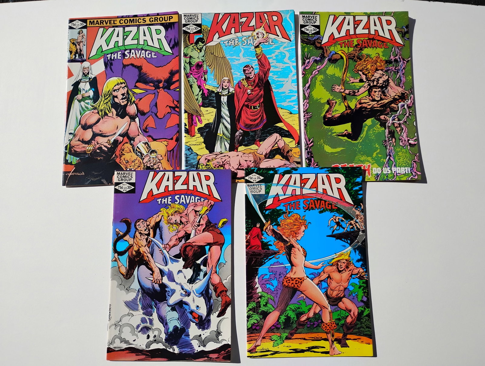 Kazar The Savage #11-15: Kazar The Savage 11-15
