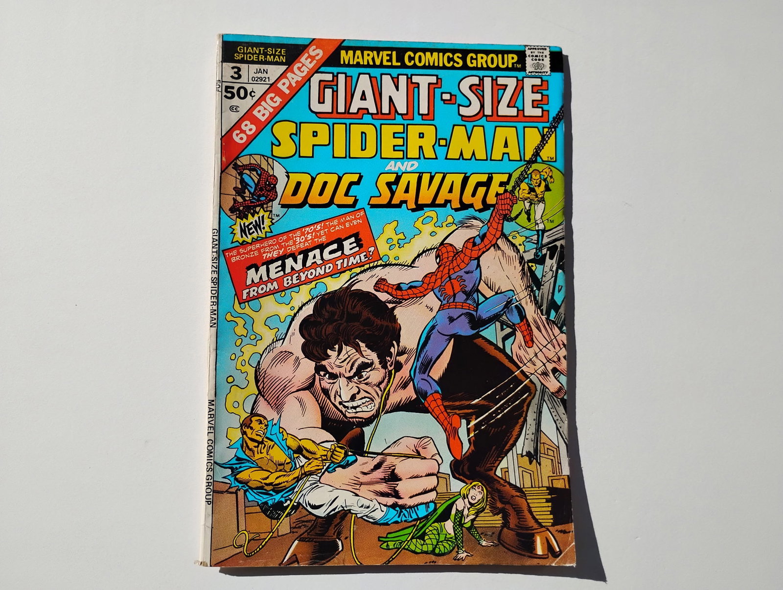 Giant-Size Spider-man and Doc Savage #3 - KEY ISSUE (1 of 1)