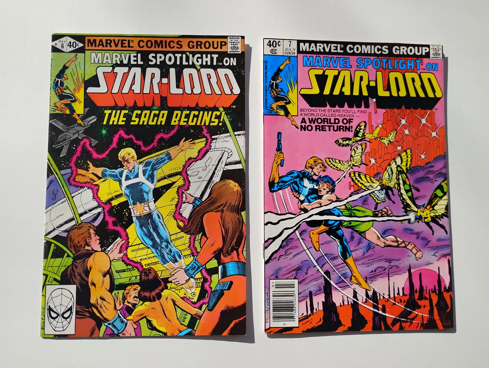 Marvel Spotlight #6,7 - KEY ISSUE STAR-LORD: Marvel Spotlight 6,7