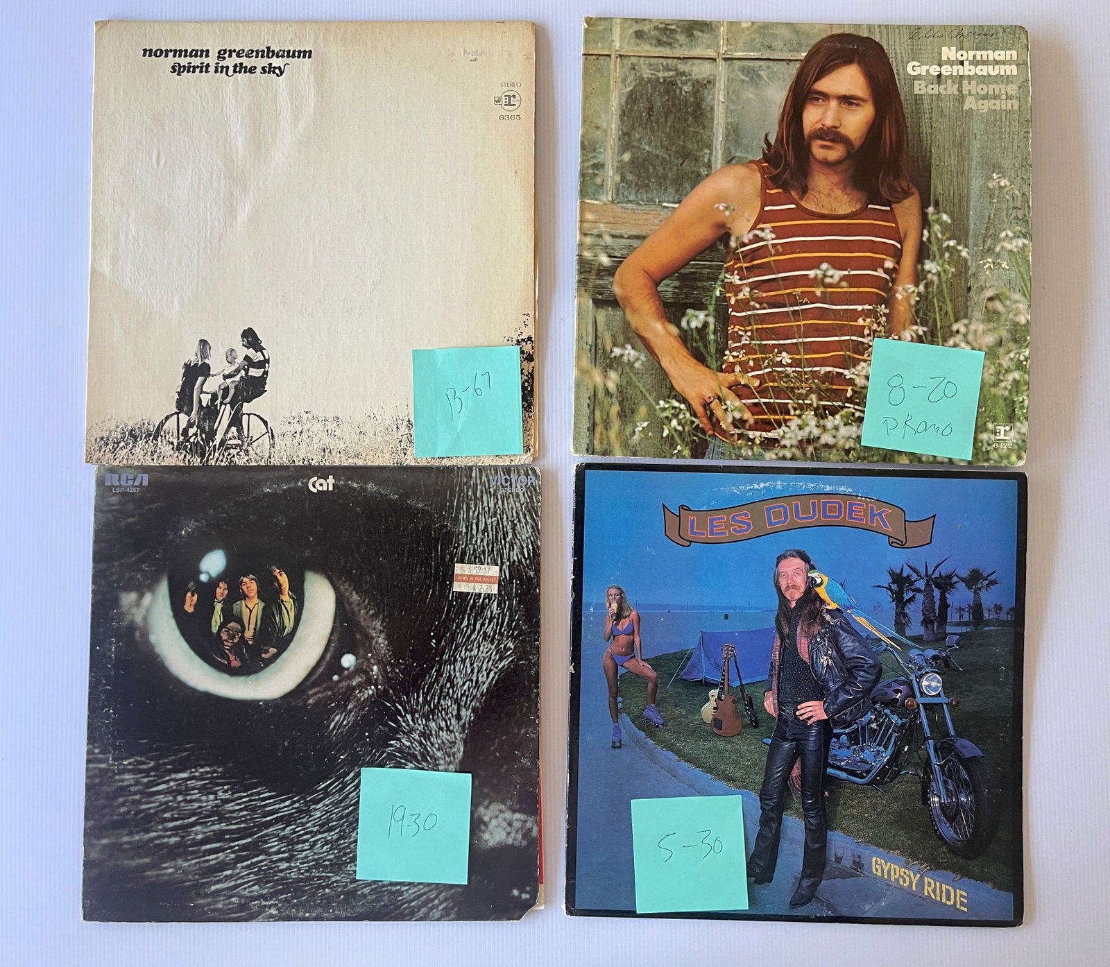 Norman Greenbaum – Spirit In The Sky AND MORE: Norman Greenbaum – Spirit In The Sky Reprise Records – RS 6365 $13-66 ALBUM-NM COVER-VG Norman Greenbaum – Back Home Again Reprise Records – RS 6422 Vinyl, LP, Album, Promo $8-20 PROMO ALBUM-N