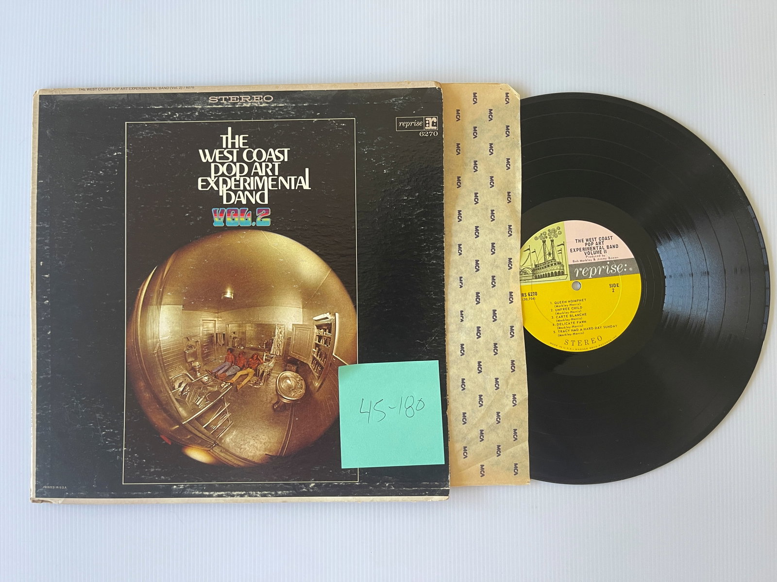 The West Coast Pop Art Experimental Band – Vol. 2 - RARE: The West Coast Pop Art Experimental Band – Vol. 2 Reprise Records – RS 6270 $45-180 ALBUM-NM COVER-VG++ 900 Want on Discogs American psychedelic rock band, formed in Los Angeles, California in 196