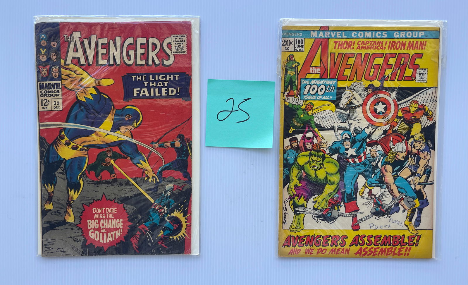 THE AVENGERS #35 AND THE AVENGERS #100 (1 of 1)
