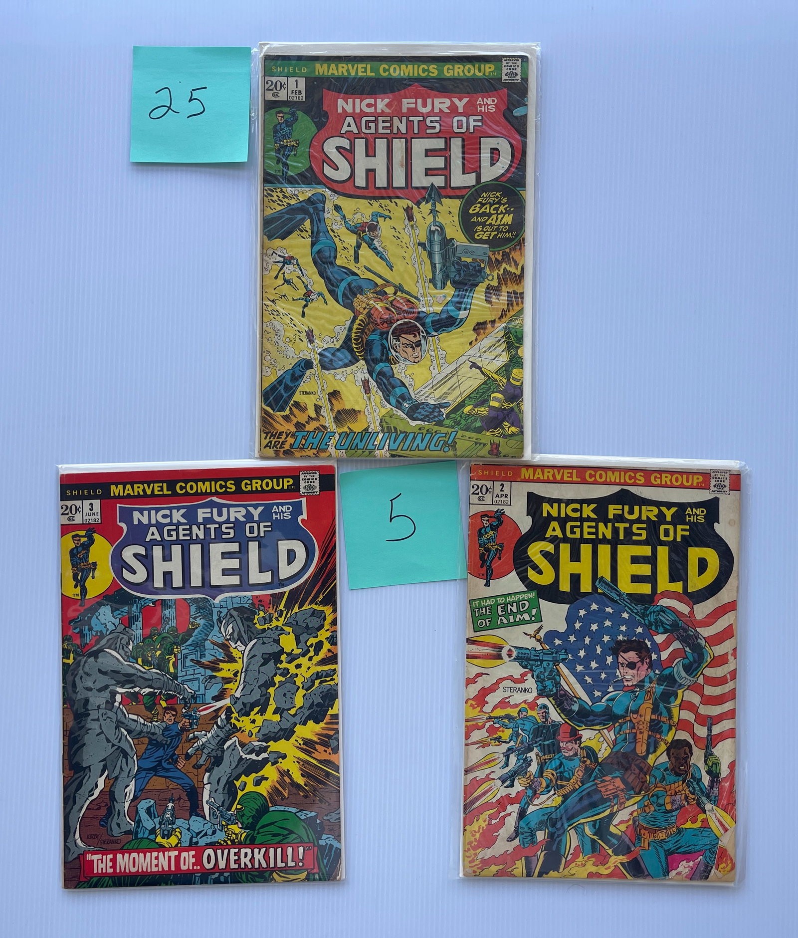 NICK FURY AND HIS AGENTS OF SHIELD SET OF 3: NICK FURY AND HIS AGENTS OF SHIELD SET OF 3 WITH NICK FURY#1.