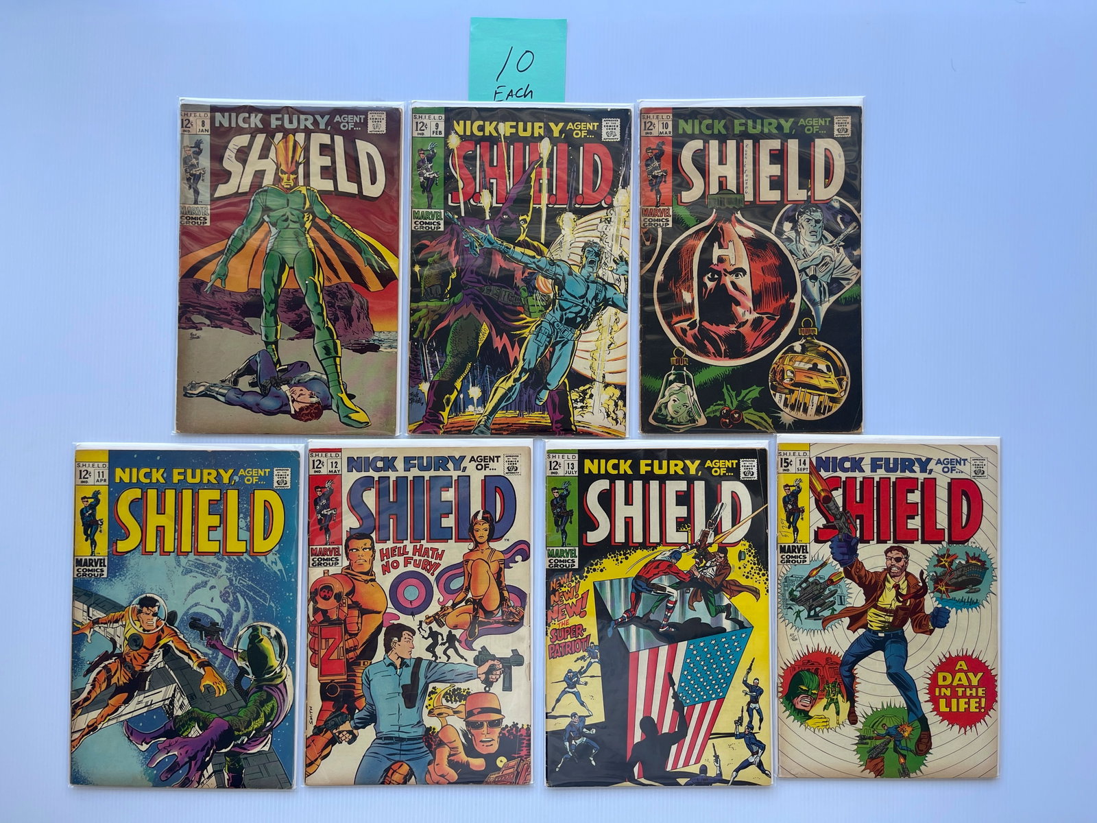NICK FURY AGENT OF S.H.I.E.L.D SET OF 7: NICK FURY AGENT OF S.H.I.E.L.D SET OF 7. NICK FURY AGENT OF SHIELD.