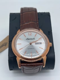 Ingersoll I00503 Mens Watch The New Haven Automatic Stainless Steel Polished Dial Silver Strap Strap