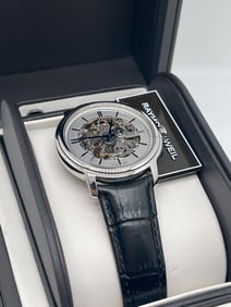 RAYMOND WEIL MAESTRO 2215-V610648 SKELETON AUTOMATIC MEN'S WRISTWATCH