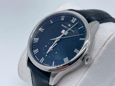 Maurice Lacroix Masterpiece Tradition Date GMT 40mm Watch 40 mm Black