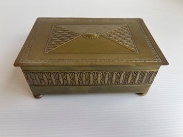 WMF Hammered Brass Box