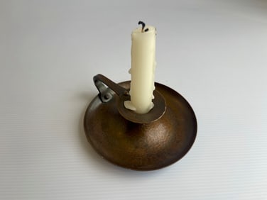 ROYCROFT HAMMERED COPPER CHAMBERSTICK