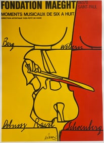 FONDATION MAEGHT MOMENTS MUSICAUX EVENT. 1976, VALERIO ADAMI