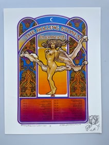 ROLLING STONES - DAVID BYRD - WITH RARE REMARQUE - ARTIST PROOF