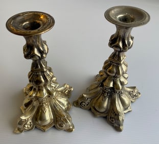KENEDY 900 SILVER CANDELSTICKS