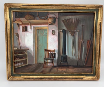 PETER SCULTHORPE OIL ON ARTIST BOARD