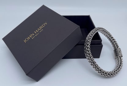 John Hardy Classic Woven Sterling Silver Bracelet Chain