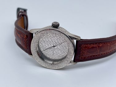 Authentic John Hardy Sterling Silver Woven Bedeg Wrist Watch 4873