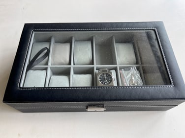 BALL WATCH AND 12 WATCH DISPLAY CASE SET