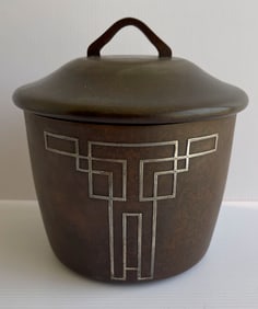 Heintz Sterling on Bronze Humidor - 1915
