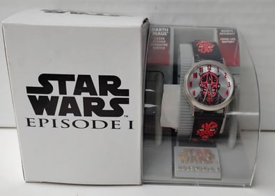 DARTH MAUL LASER ETCHED CHARACTER WATCH