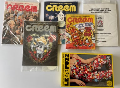 CREEM MAGAZINE COLLECTION WITH PUZZLE