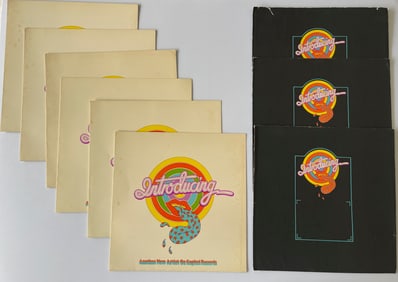 VINTAGE CAPITOL RECORDS NEW RELEASE ENVELOP AND FOLDERS