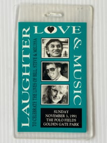BILL GRAHAM TRIBUTE BACKSTAGE PASS