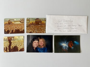 LED ZEPPELIN PHOTOS 1977