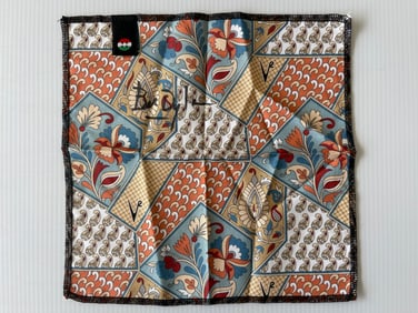 BOB DYLAN SIGNED POCKET SQUARE