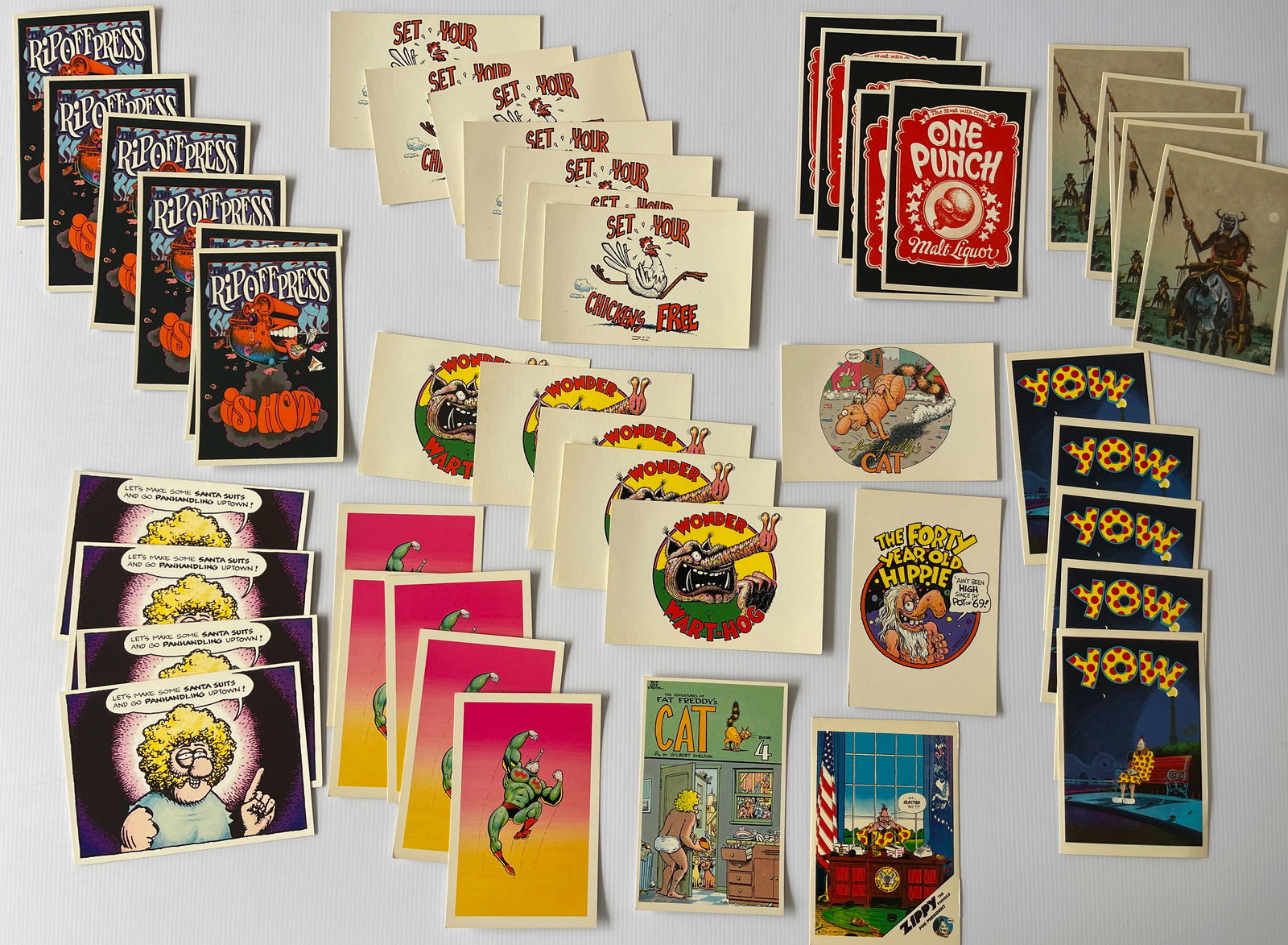RIP OFF PRESS COLLECTION OF POSTCARDS (1 of 2)