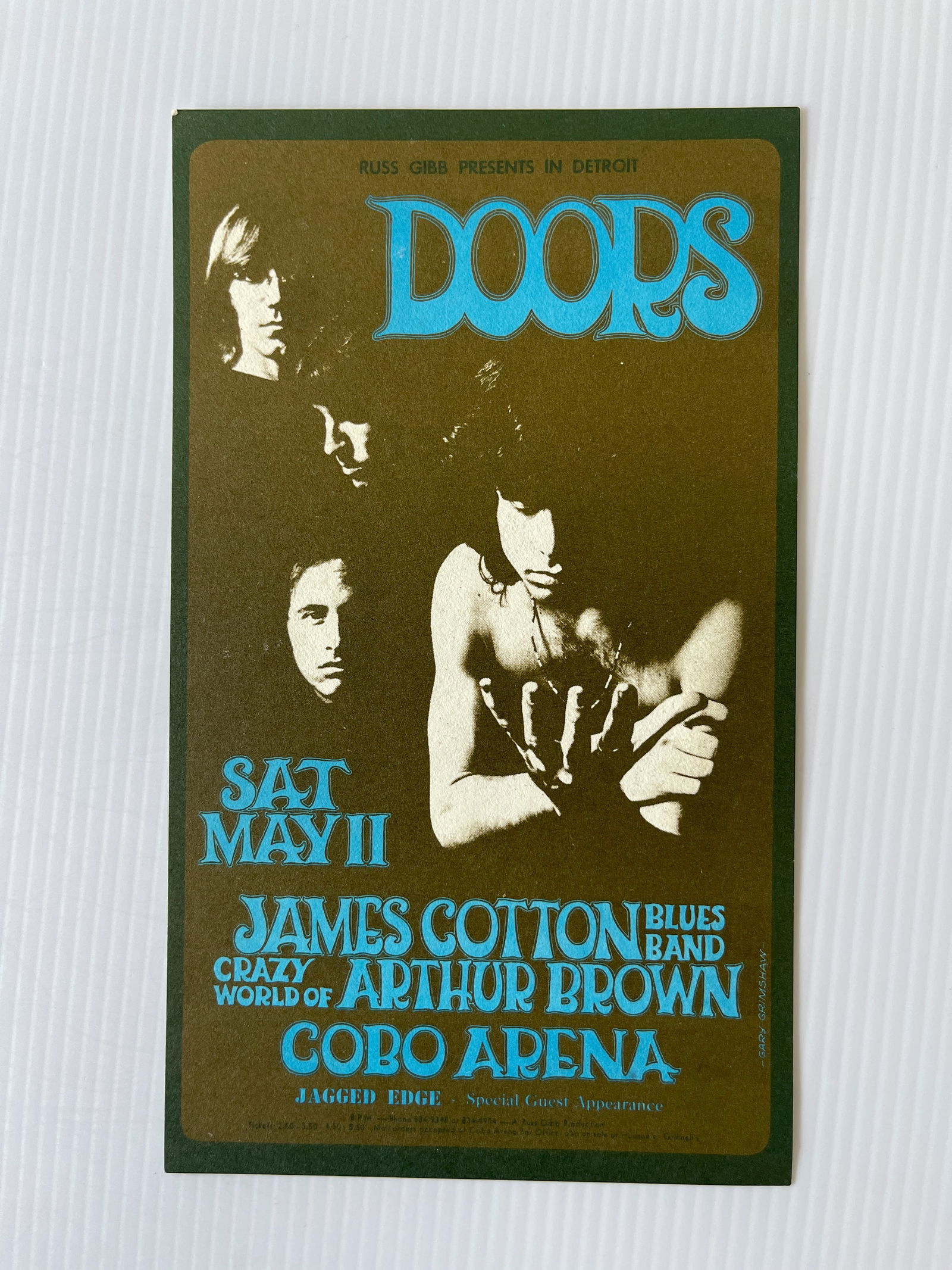 DOORS COBO ARENA POSTCARD (1 of 2)