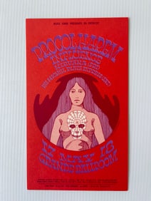 PROCOL HARUM GRANDE BALLROOM POSTCARD