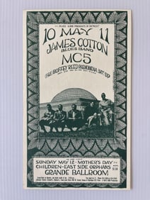JAMES COTTON GRANDE BALLROOM POSTCARD