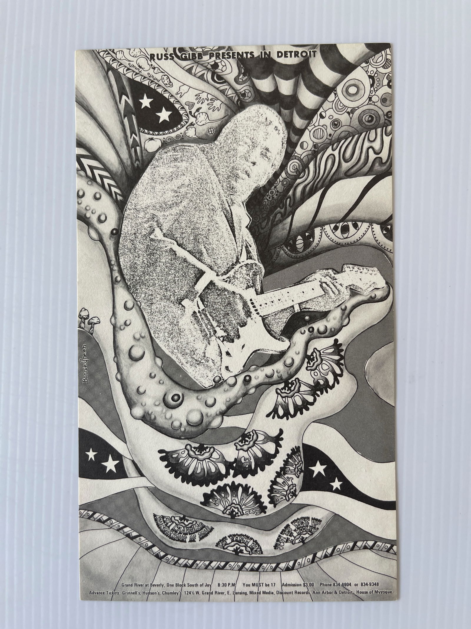 BUDDY GUY GRANDE BALLROOM POSTCARD (1 of 2)