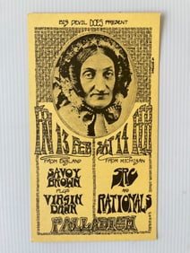 SAVOY BROWN AT THE PALLADIUM HANDBILL