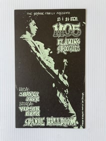 MC5 AND THE FLAMIN GROOVIES AT GRANDE BALLROOM HANDBILL