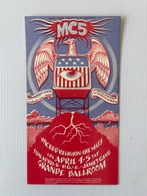 MC5 AT GRANDE BALLROOM HANDBILL