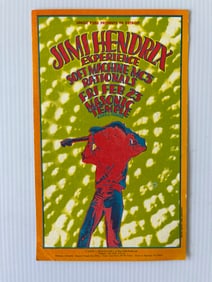 JIMI HENDRIX GRANDE BALLROOM POSTCARD - POC-B VERSION