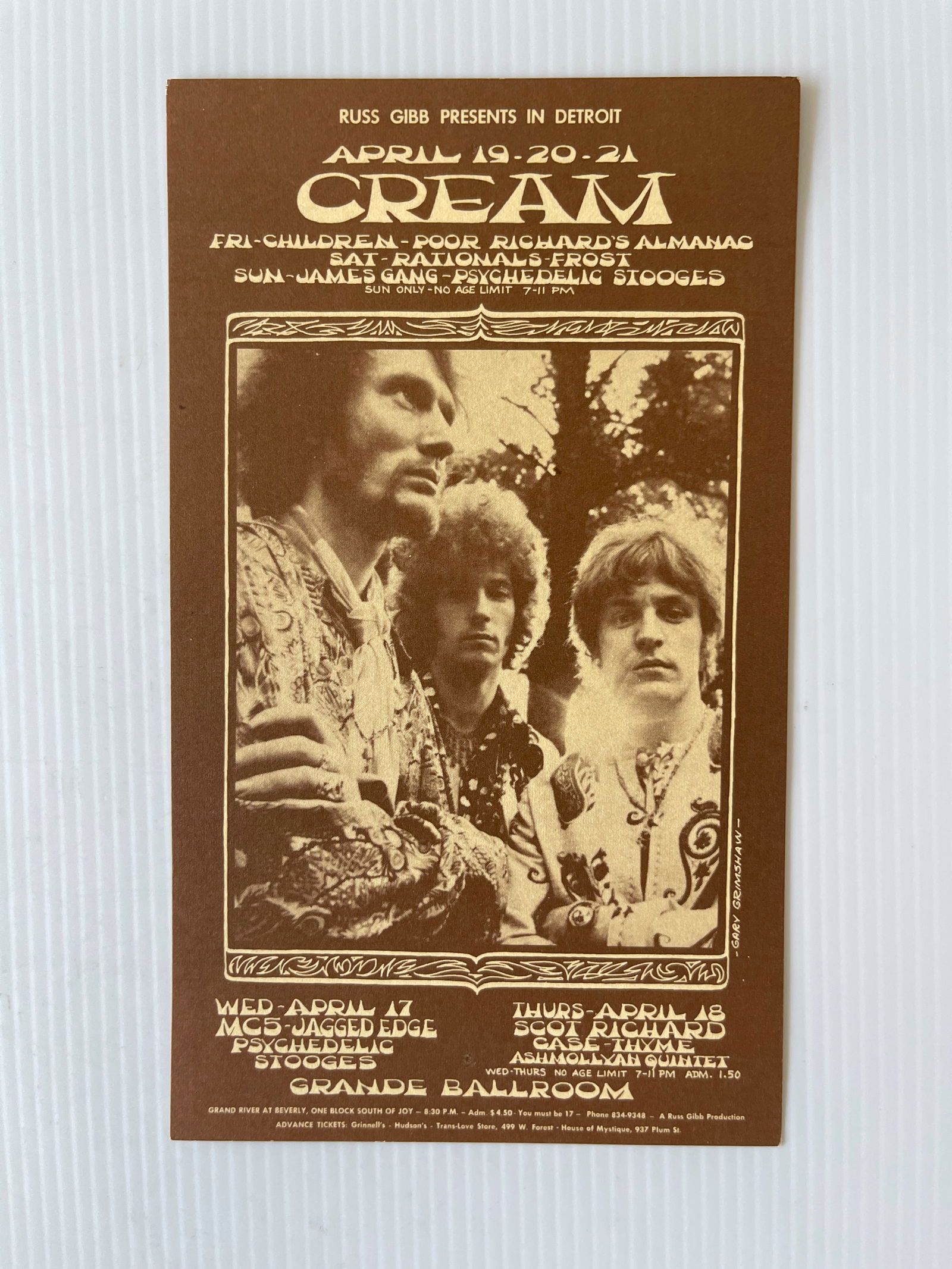 CREAM GRANDE BALLROOM POSTCARD (1 of 2)