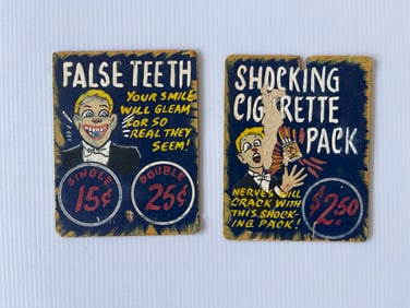HAND PAINTED PRANK ADVERTISING