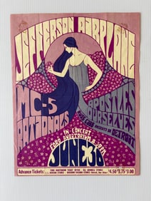 JEFFERSON AIRPLANE AND MC5 FORD AUDITORIUM HANDBILL