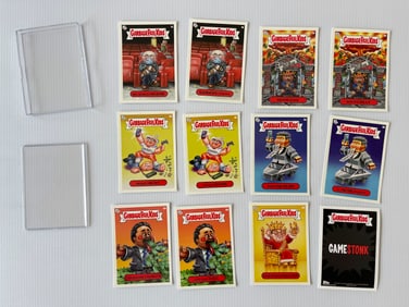 GAMESTONK RARE SET OF GARBAGE PAIL KIDS CARDS AND STICKERS