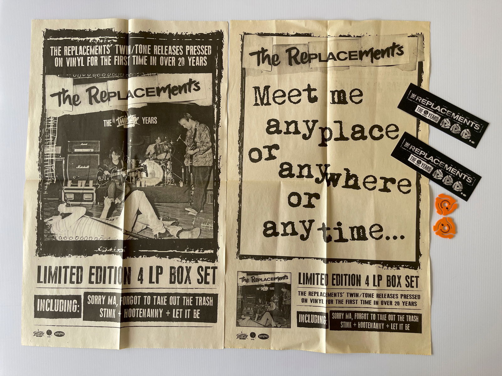 KILLER THE REPLACEMENTS POSTER SET WITH GOODIES (1 of 1)