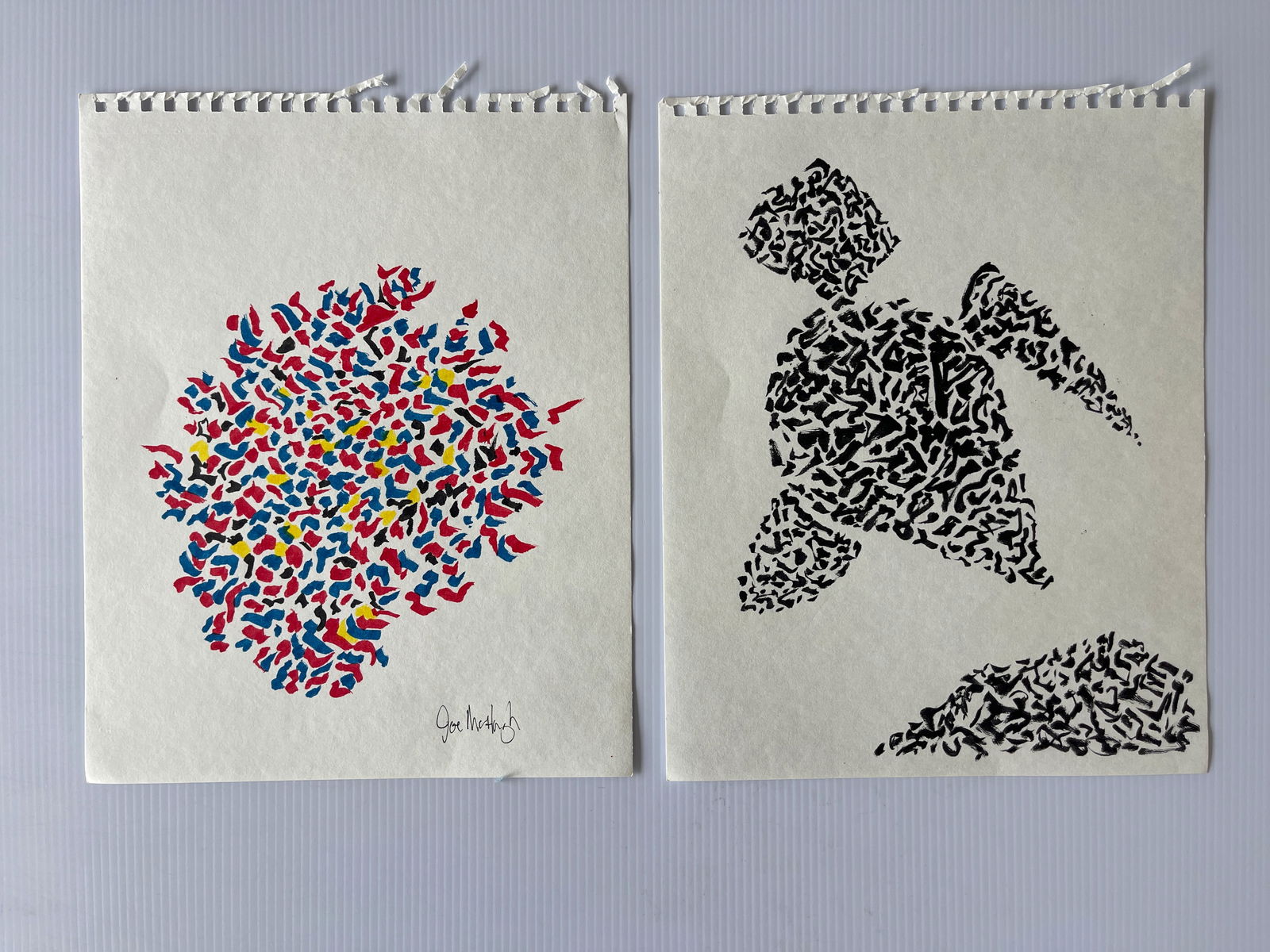 ORIGINAL ART BY JOSEPH MCHUGH - EAST TOTEM WEST (1 of 1)