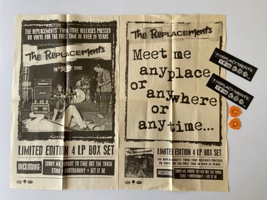 KILLER THE REPLACEMENTS POSTER SET WITH GOODIES