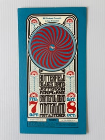 JEFFERSON AIRPLANE - GRATEFUL DEAD WINTERLAND POSTCARD