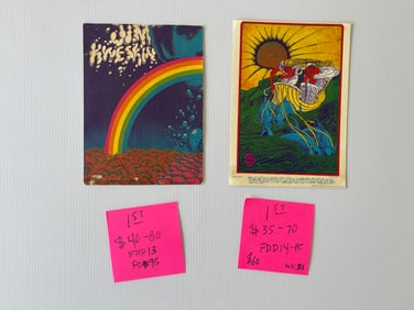 FAMILY DOG DENVER CARD SET  - JIM KWESKIN AND CANNED HEAT