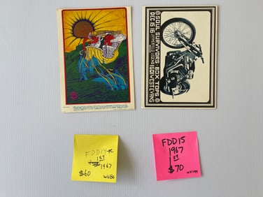 FAMILY DOG DENVER CARD SET  - CANNED HEAT AND SOUL SURVIVORS